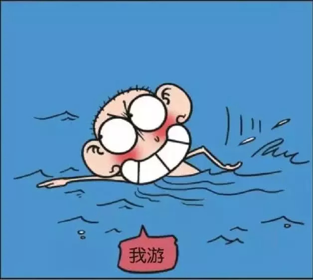 爆笑漫画:呆头总是学不会游泳,为了考试过关也只能作弊了