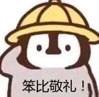 搞笑逗比表情包:憨憨敬礼