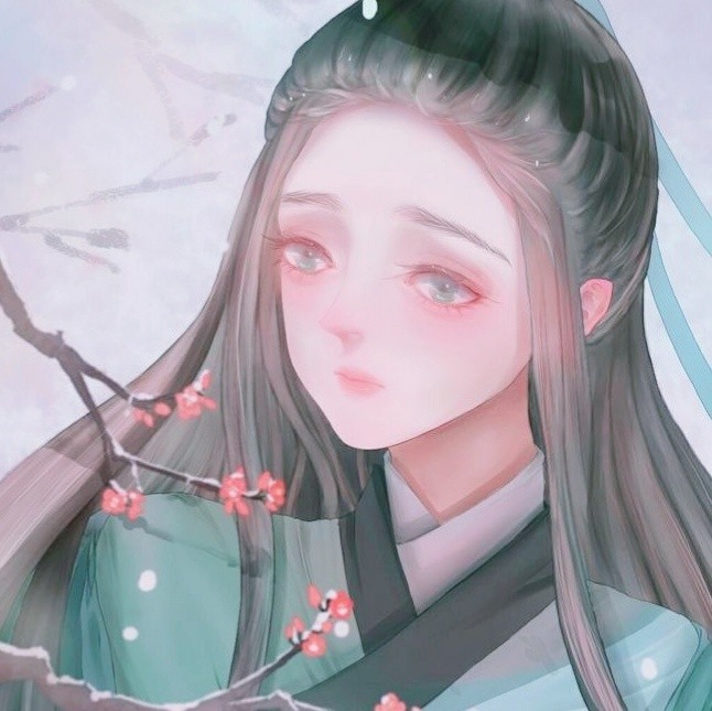 动漫图片,古风美女,丸子头最好看了