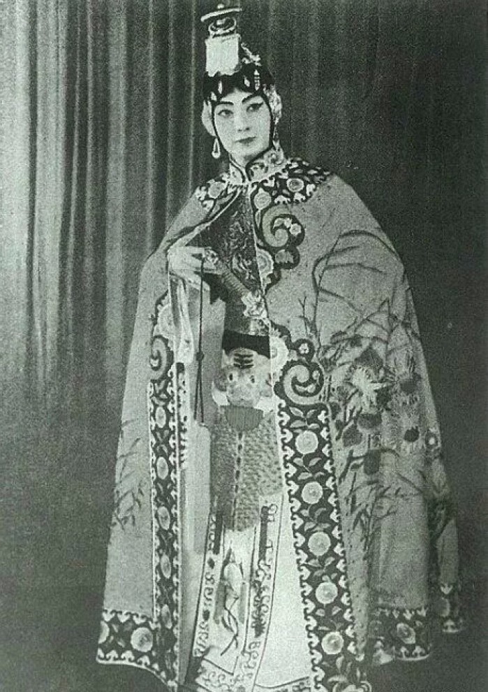 梅兰芳大师扮演的虞姬.