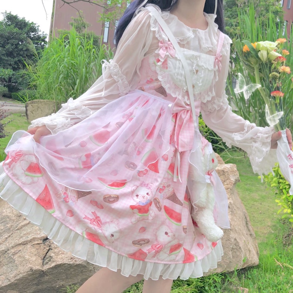 袍子弃汉服都要入手的粉色洛丽塔:前三款穿上像公主,图四像女王