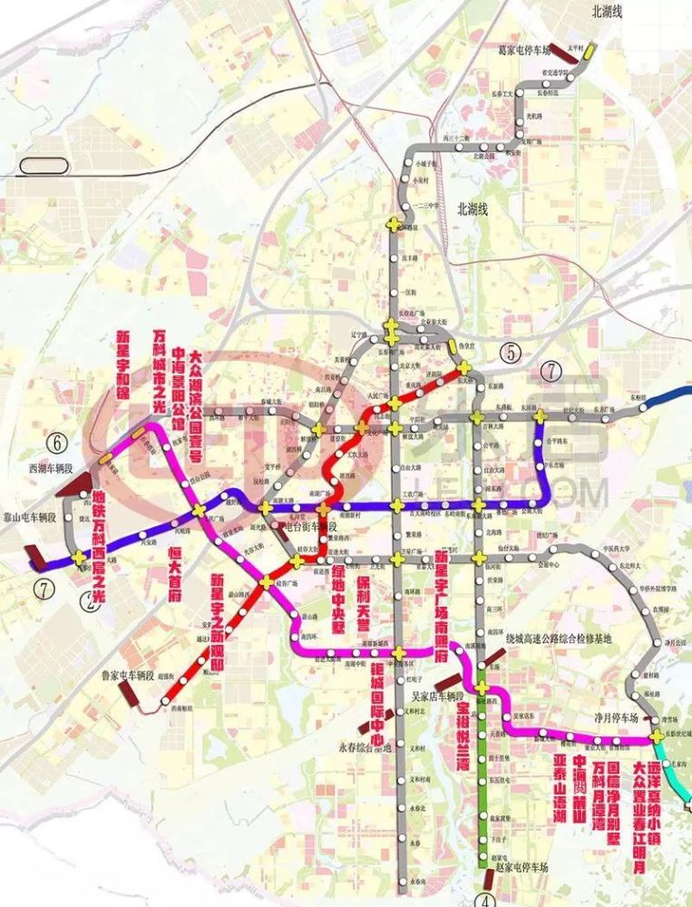 长春地铁六号线招标成功,欧亚卖场站征地范围确定!