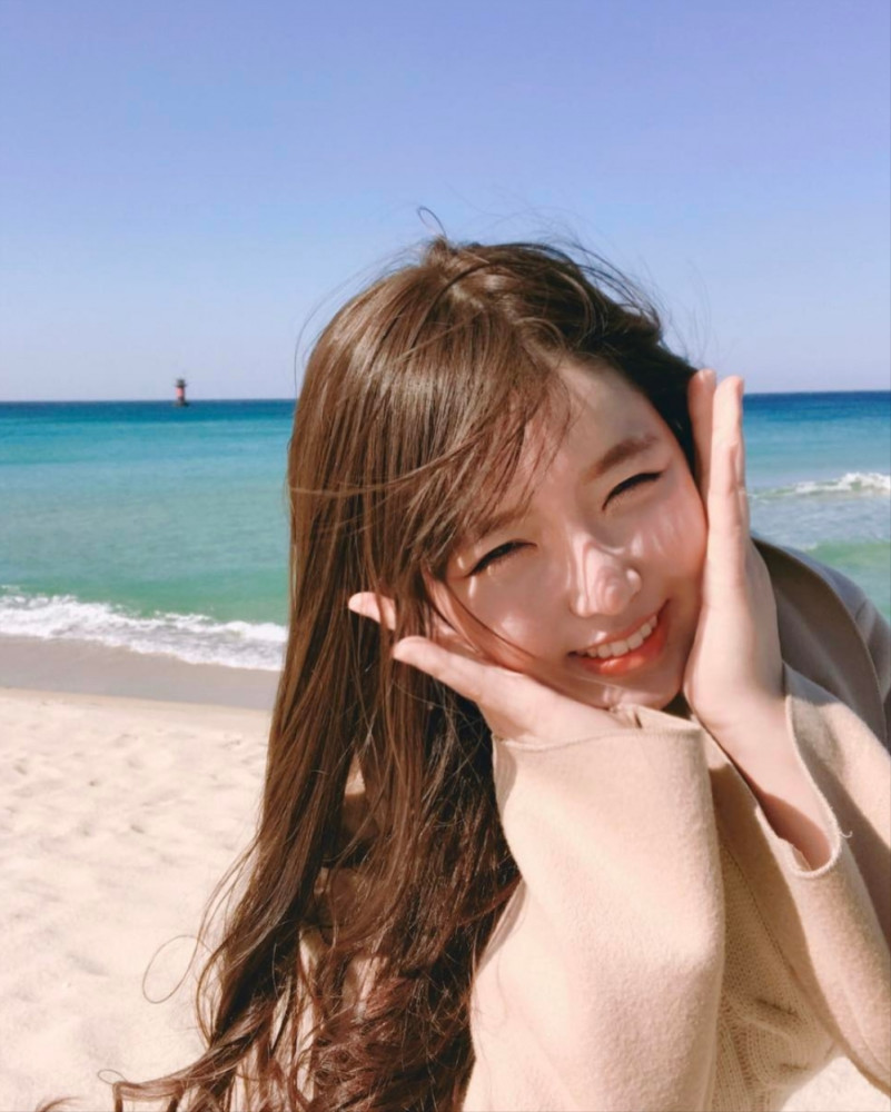 韩国甜心,沙滩阳光风格摄影