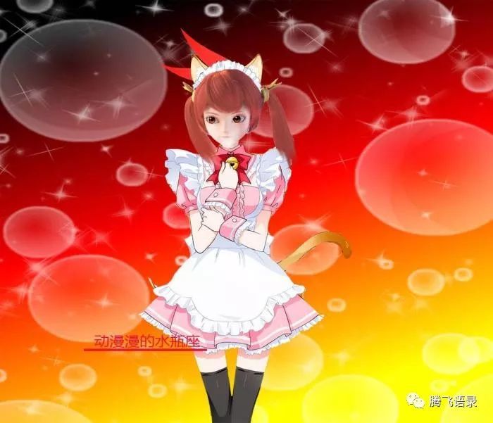 星学院:当女生们换上猫咪女仆装,菲洛清新可爱,红叶一笑倾城