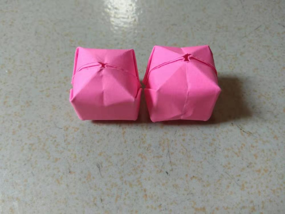 折纸:像豆腐泡的折纸灯笼你见过吗?看了好想咬一口