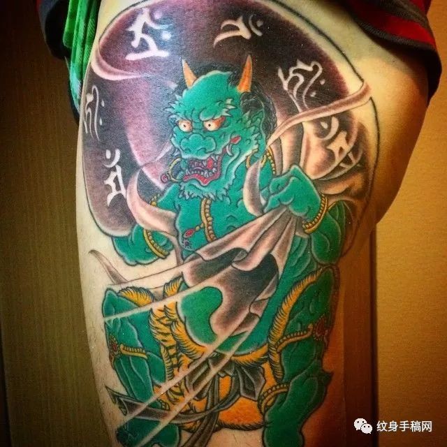 风神雷神-热门神话人物纹身系列