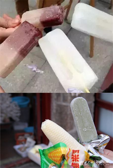 冰棍儿都是推在小车上卖的