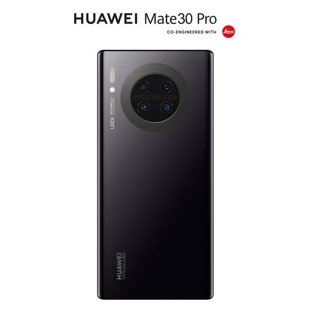 华为mate30 pro真机图,电影四摄搭载麒麟990!