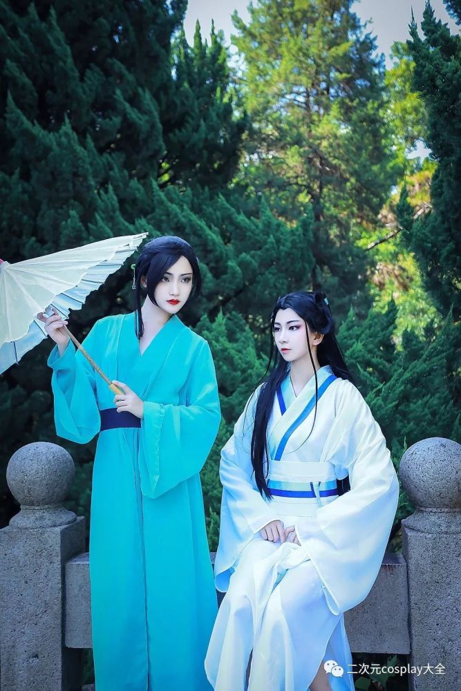 《白蛇缘起》白蛇&青蛇cos,甜甜的古风姐妹情,太有爱了吧