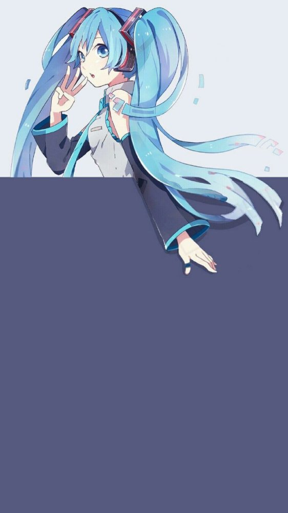 动漫图片,初音未来和美少女