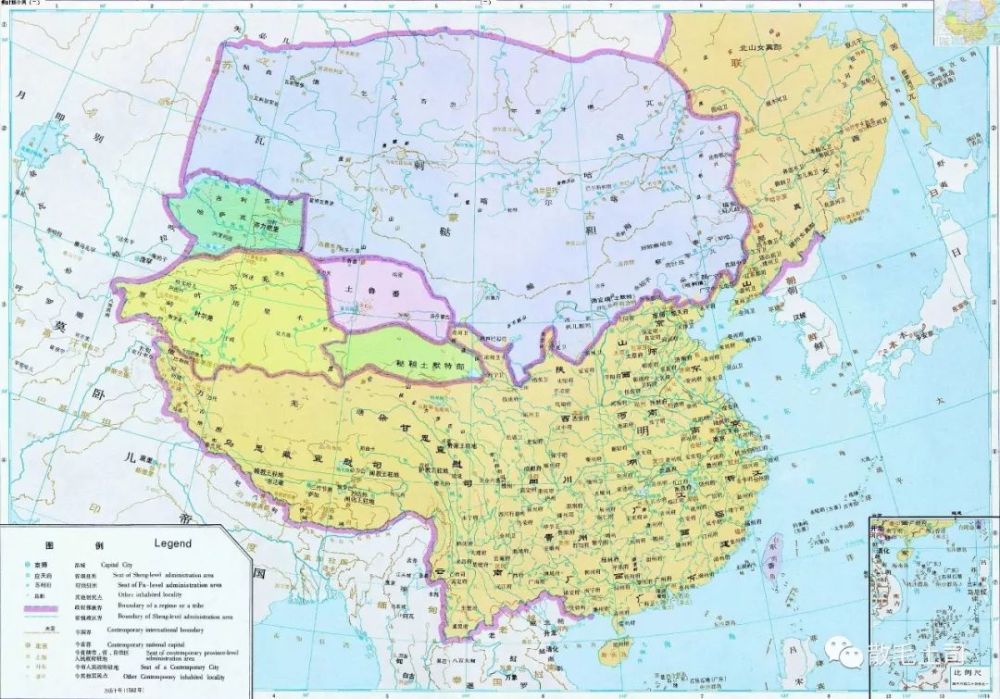 清朝,明朝,女真族,外蒙古,西藏