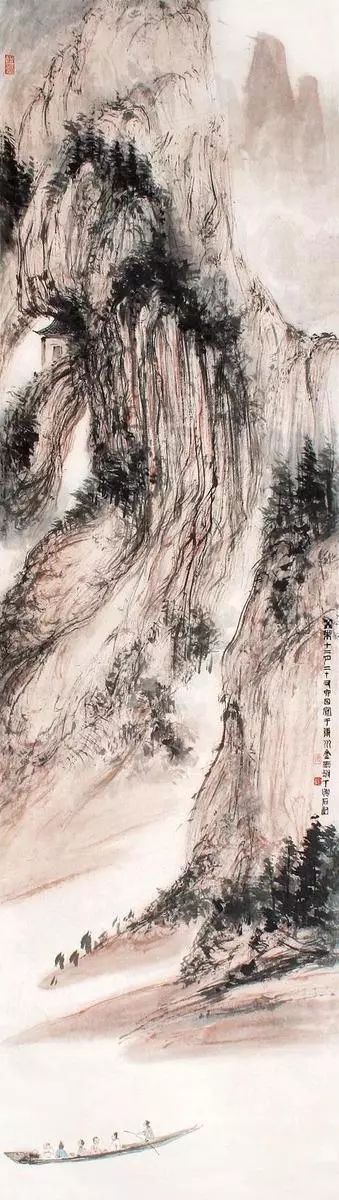 大师傅抱石这样进行国画留白