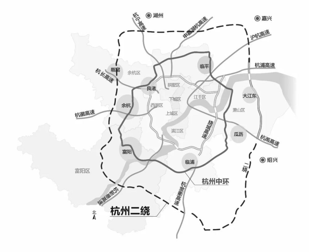 杭州二绕预计2020年通车!这条"中环"线,串起临平,瓶窑