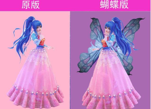 当叶罗丽战士加上翅膀,王默成最美蝴蝶仙子,灵公主变扑棱蛾子?