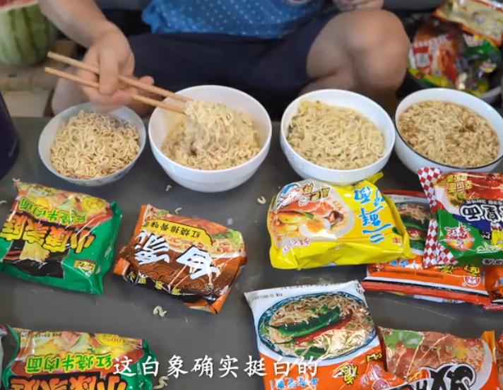 美食,小吃,方便面,泡面,吃播