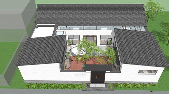 最美四合院,花36万自建234㎡,堪比北京一线豪宅