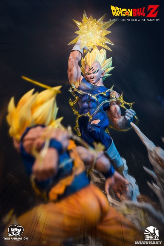 龙珠:贝吉塔魔人化重返"破坏王子"时期手办,贝吉塔最帅状态!