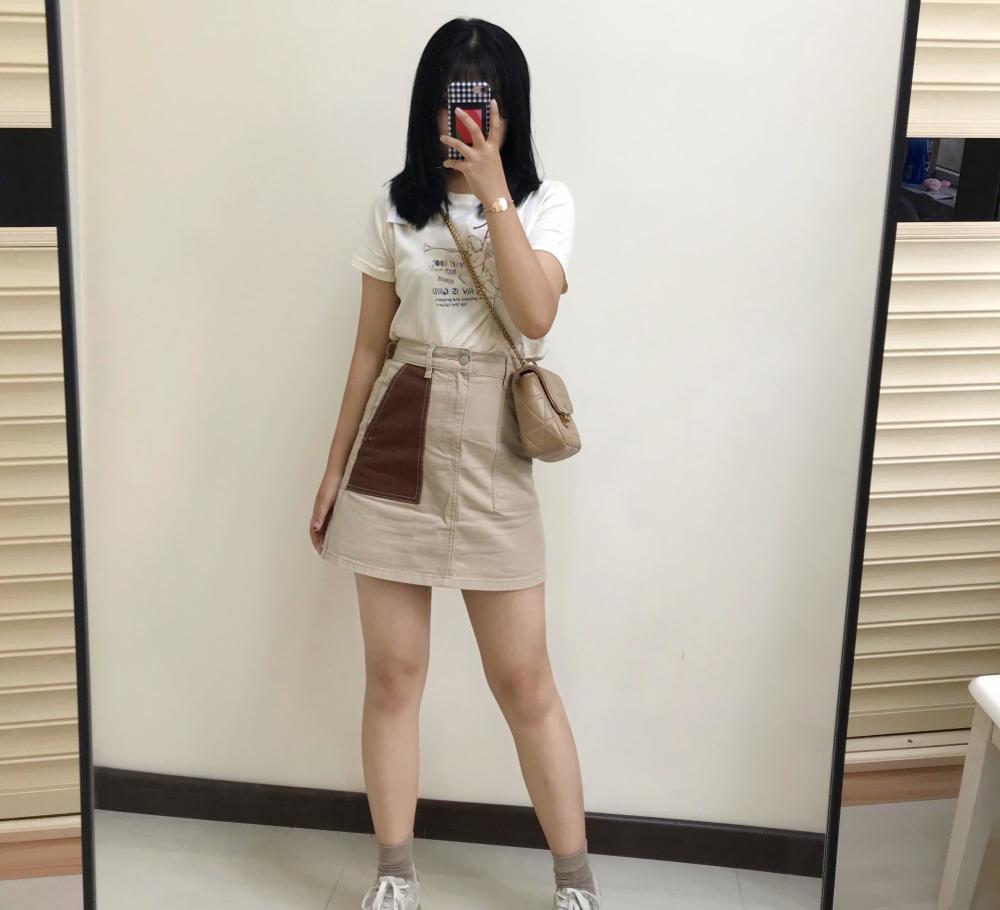 西遇westlink初秋155女生的咖色系穿搭