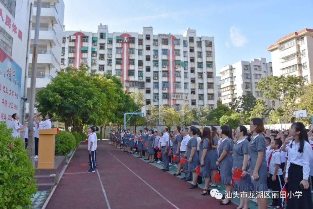 丽日小学开展"我为祖国升国旗"主题教育活动