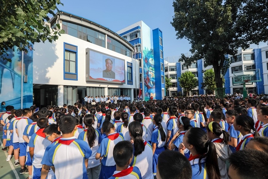 济南市胜利大街小学秋季开学典礼