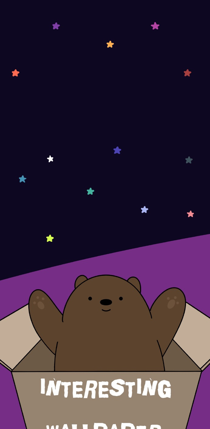 动漫图片:裸熊锁屏壁纸超可爱