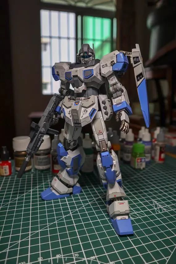模玩控:mg 杰斯塔 side3 gk喷涂高达模型