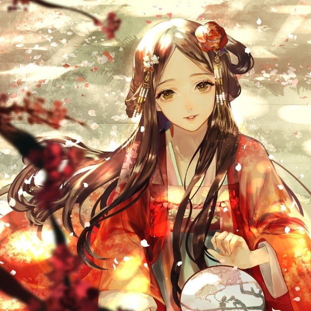 动漫头像,古风美少女