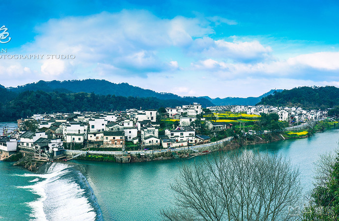婺源县,旅游,景点,江岭,油菜花,汪口村