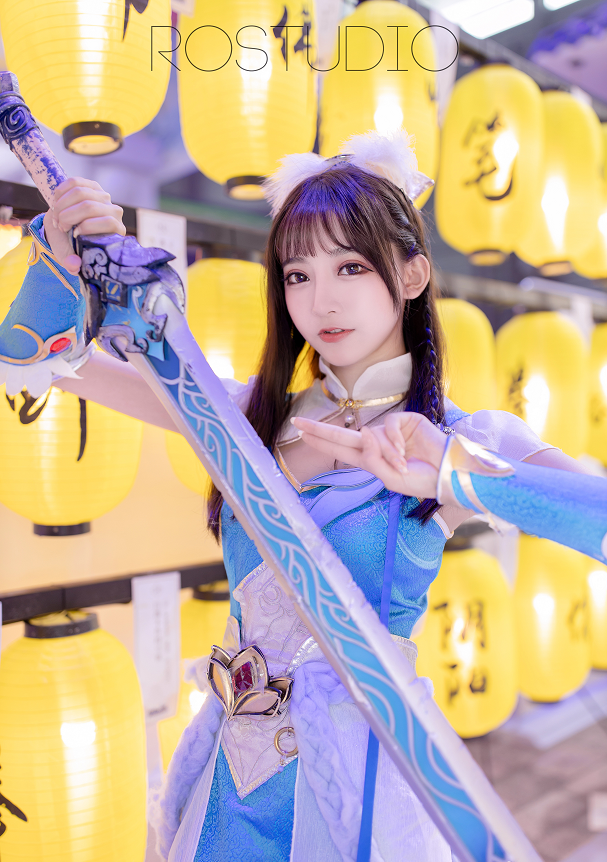 cos场照,小侠女——风铃儿,网友看到后:镜头再拉近一点!