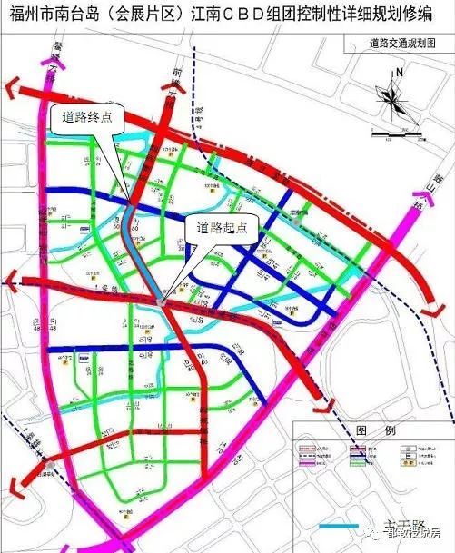 福州江南cbd片区路网逐步完善,前横南路延伸段计划明年底建成