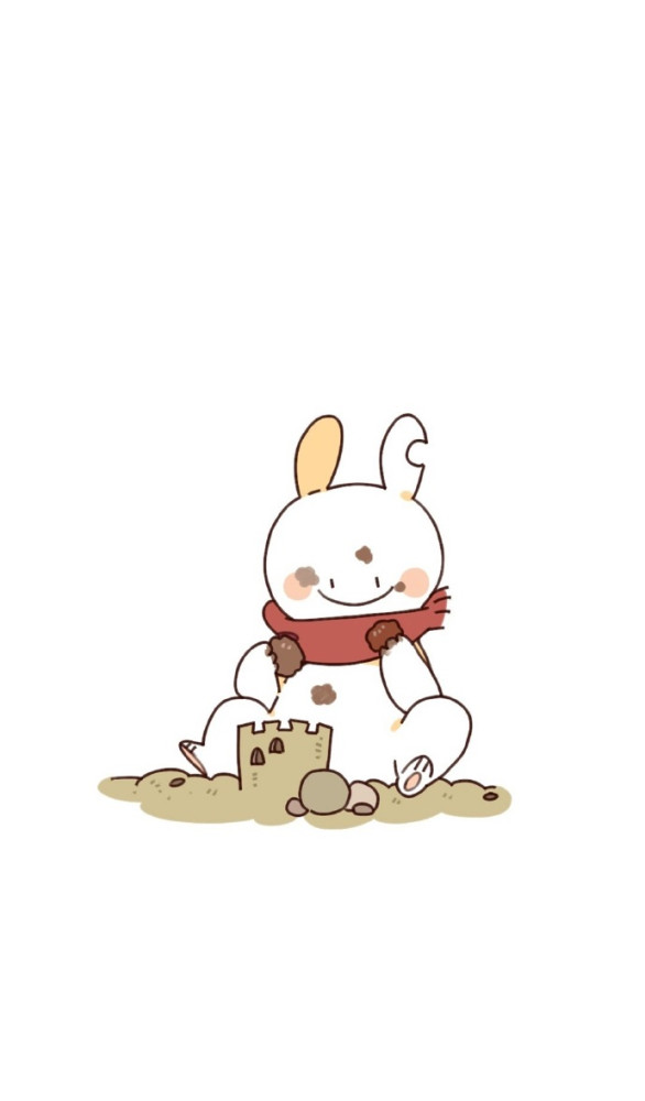 动漫图片:喜欢这组简约的小兔子,太萌了吧