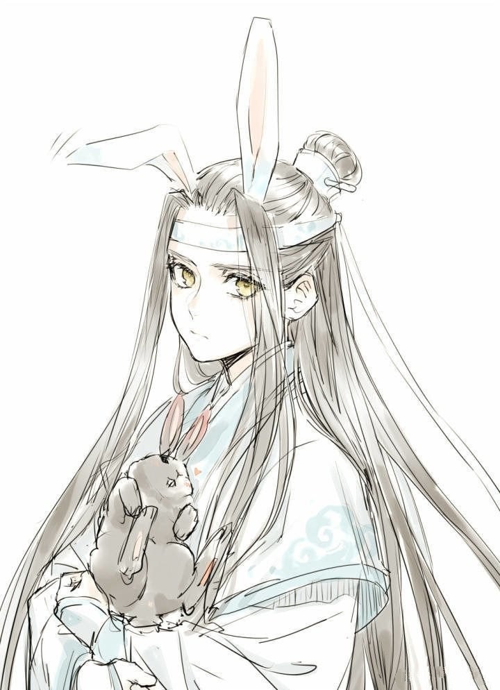 魔道祖师高清壁纸:魏无羡和蓝忘机都梳起了双马尾