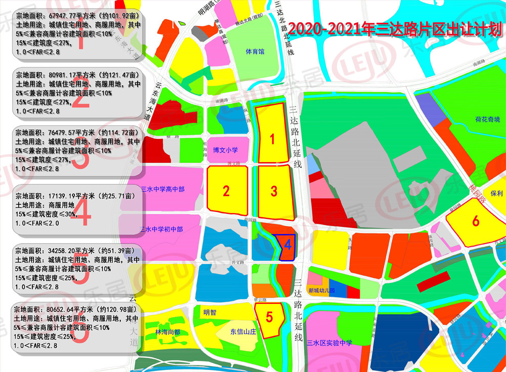三水新城宣布2年内拟推7宗靓地!位置范围全曝光!