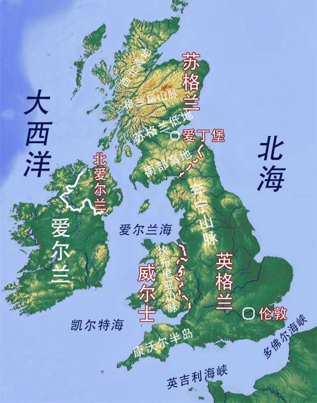 爱尔兰岛地理位置 英国和爱尔兰只有一水之隔,那么,爱尔兰为何执意