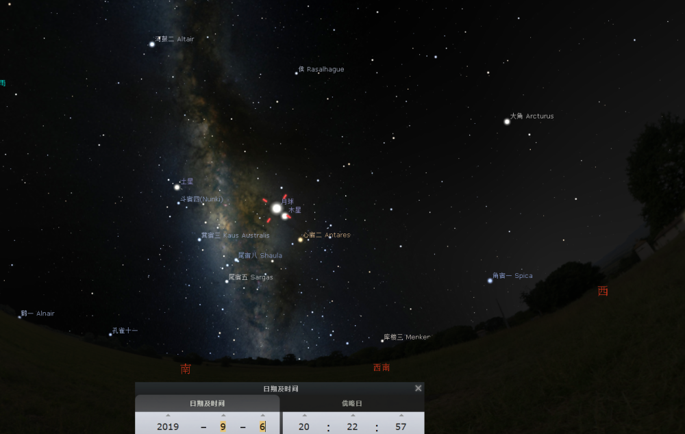 请定好您的闹钟,今晚,南天夜空可赏"木星伴月"天文景观