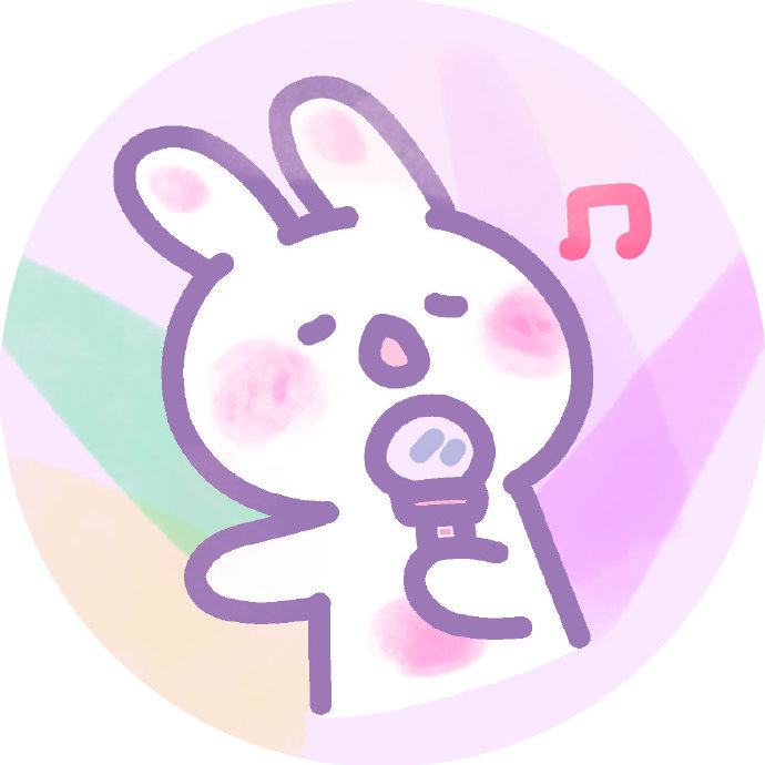 动漫图片:唱歌的小兔子,萌呆了