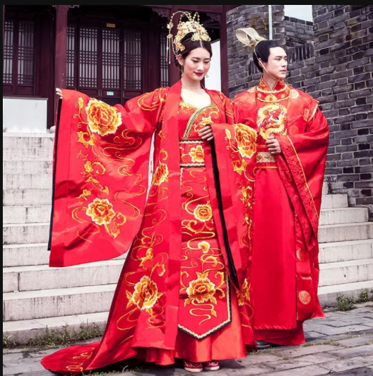 心理测试:选一条古代婚服,测你古代嫁给了谁?