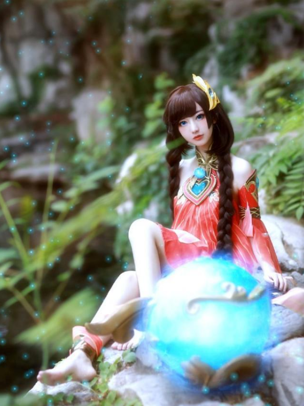 小姐姐cos王者荣耀,大乔回眸一笑美如画,网友:一眼就心动