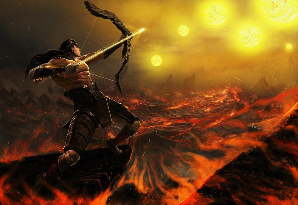 上古神话中,后羿射下的9只金乌去哪了?两种版本蕴藏着