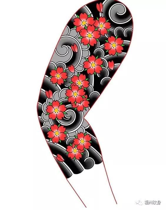 花臂纹身图稿