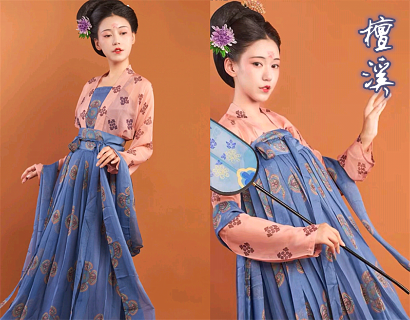 "复原款汉服"爆火,神仙配色超亮眼,看到最后:红蓝经典