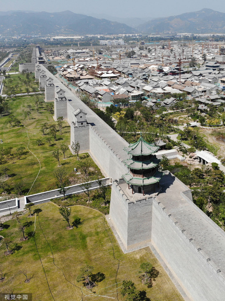 复建古城,太原县城,历史古城,300亿,鸟瞰