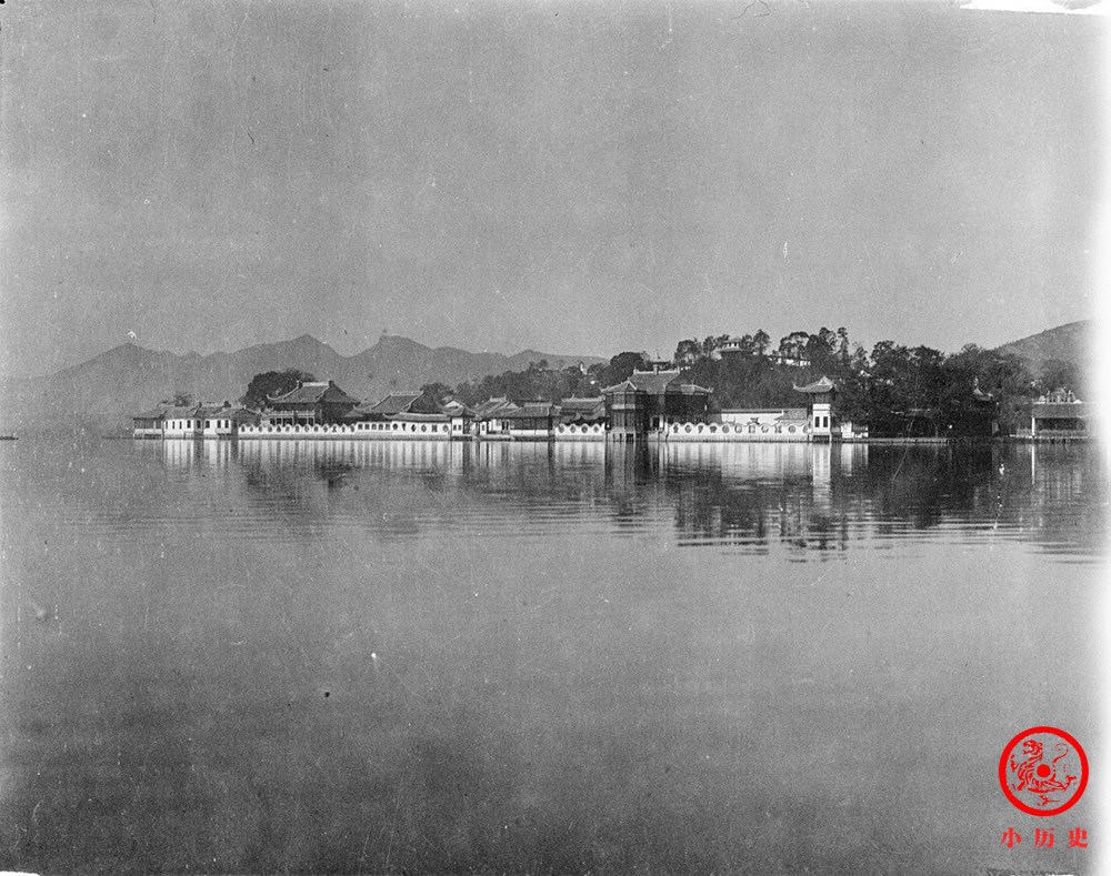 老照片:100年前的杭州西湖美景,风貌古朴