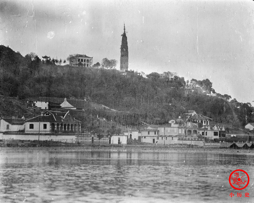 老照片:100年前的杭州西湖美景,风貌古朴