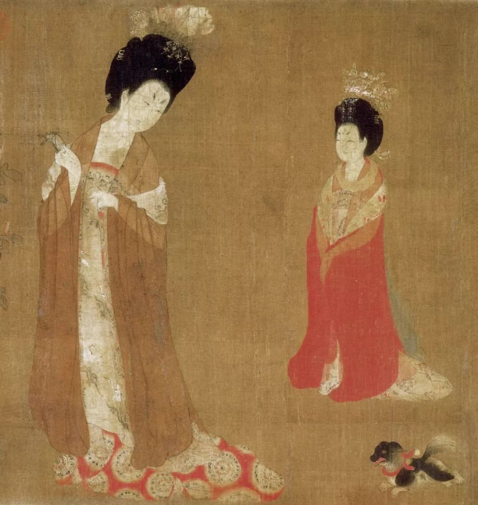 周昉,挥扇仕女图,簪花仕女图,张萱,吴道子