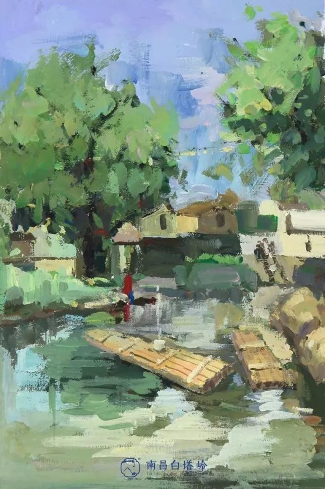 简单4步画好色彩风景
