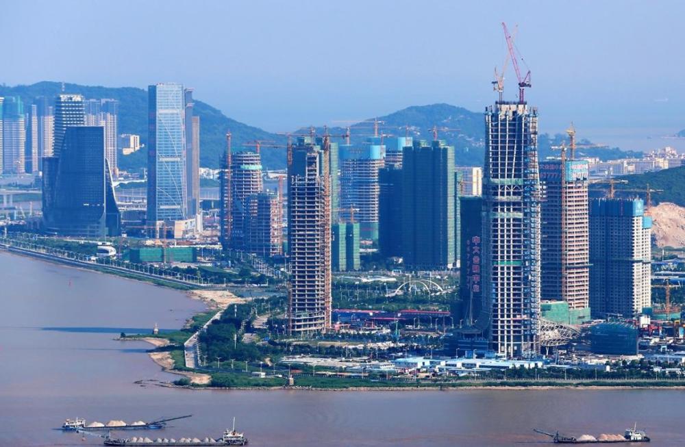珠海城市风景,珠海横琴新区,珠海横琴cbd,珠海高楼大厦,珠海城市建设