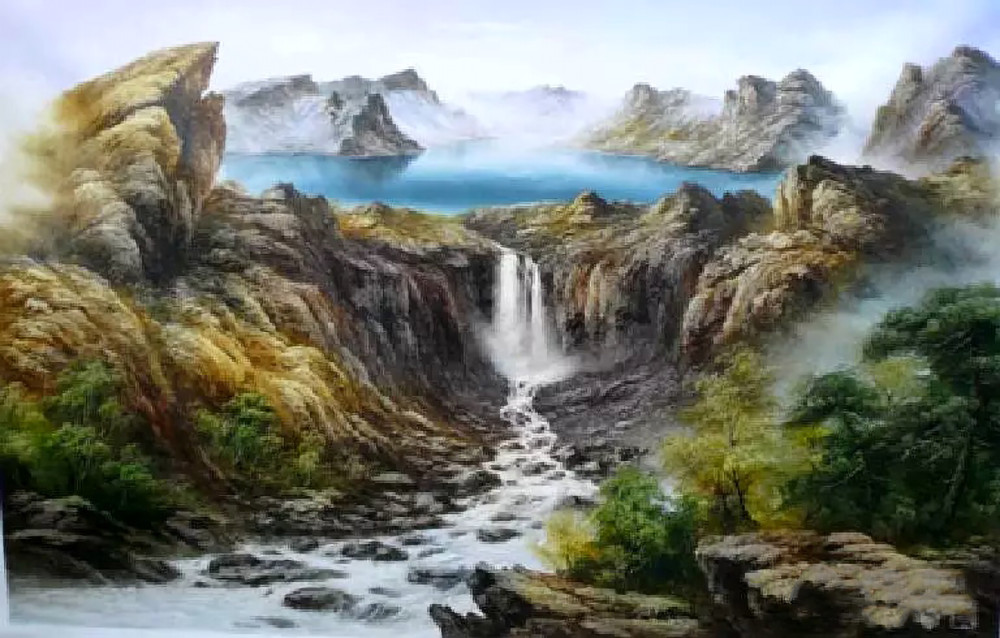 山水画风景油画刀画常用构图总结大全,很全面!