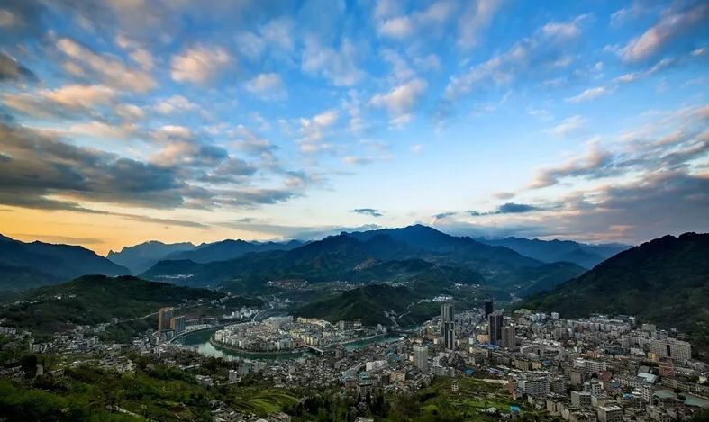 梯田,云海,南宫山,山城,安康,岚皋