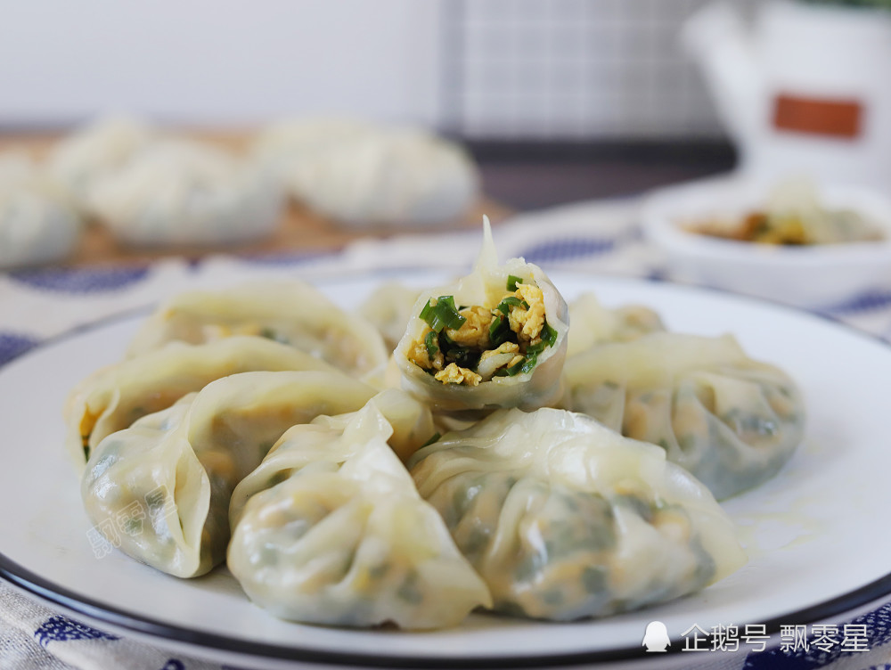 饺子,韭菜,韭菜鸡蛋,素馅饺子,蒸饺